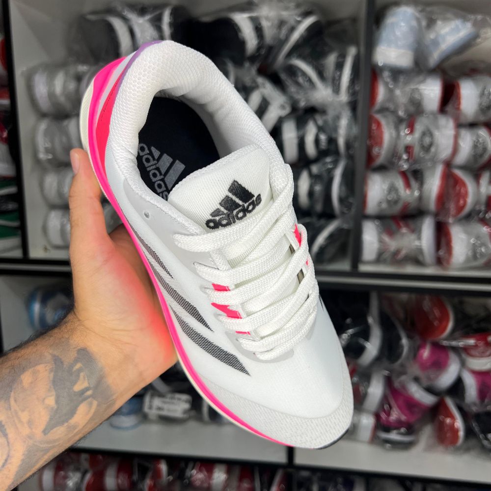 Adidas Adizero Cinza/Rosa